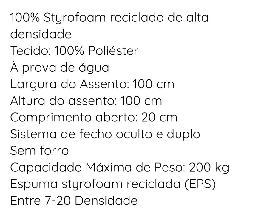 Pouffe amarelo exterior/interior