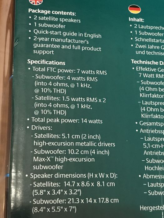 Nowe głośniki Logitech 2.1 LS21