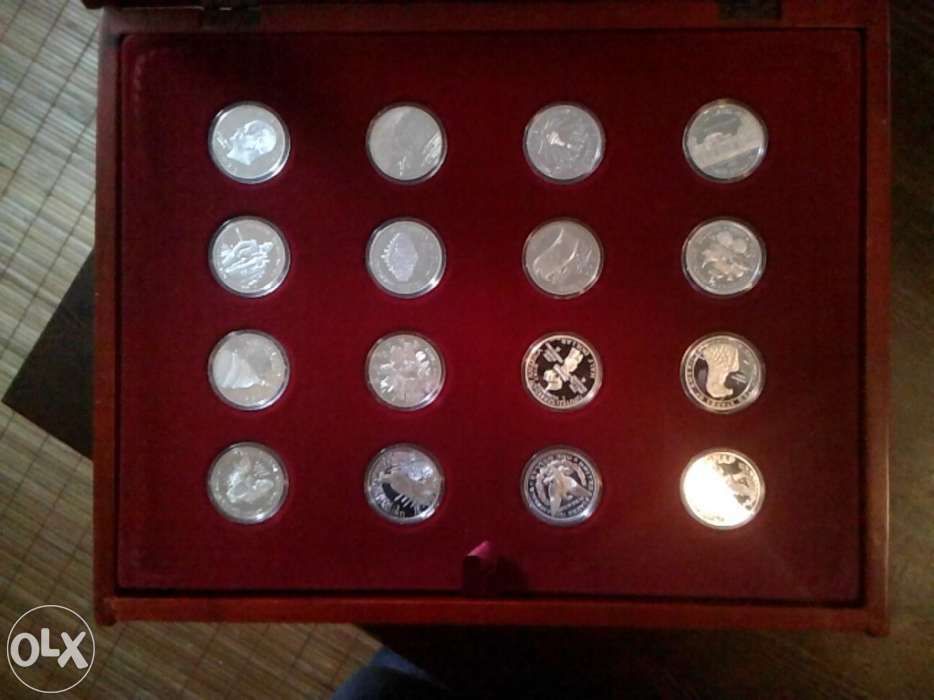 Moedas prata dolar americano