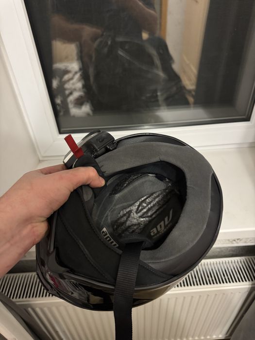 Продам топовый мото шлем AGV CORSA BLACK-MATT+ гарнитура Sena 50s