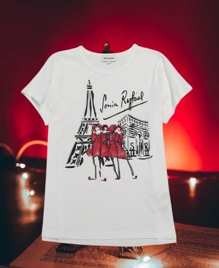 Sonia Rykiel Paris Детская футболка с Эйфелевой башней