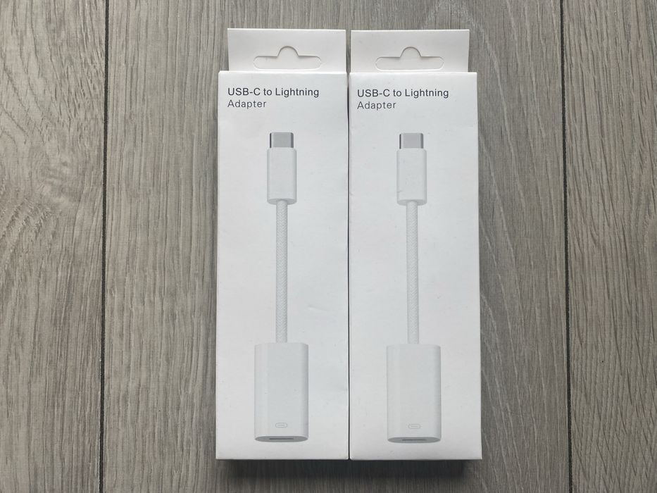 2x Adapter Przejściówka Apple USB-C Typ C - Lightning Okazja