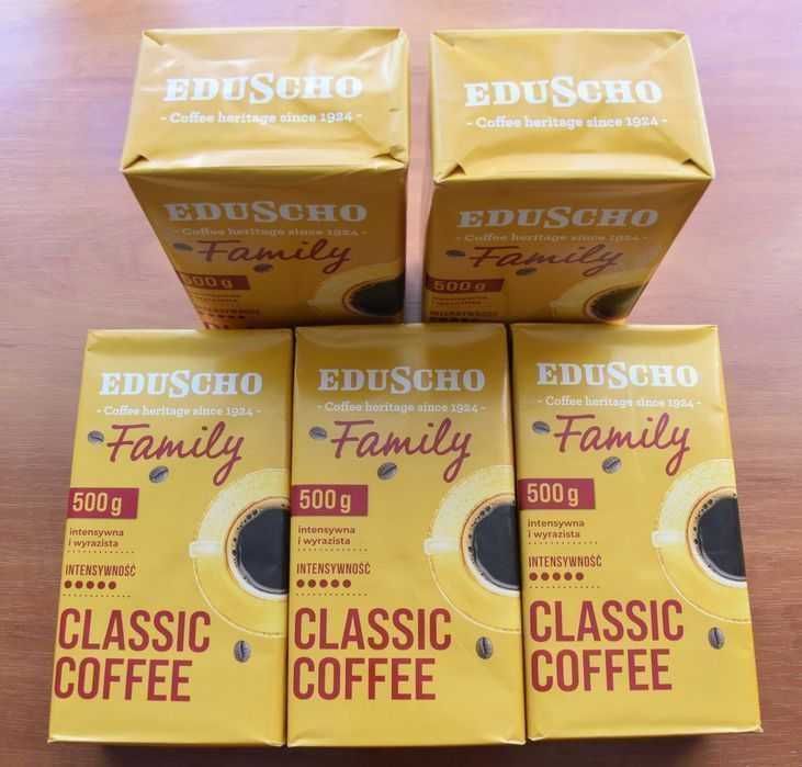 Kawa mielona Eduscho Family 500g zestaw 5 sztuk