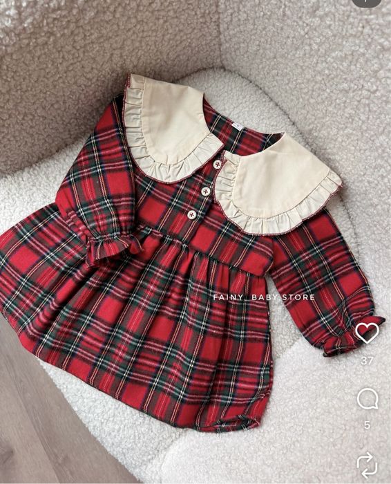 Сукня в клітинку