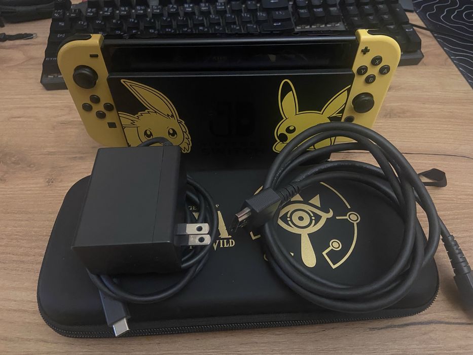 K€FIR Nintendo switch pokémon edition + сд карта 128