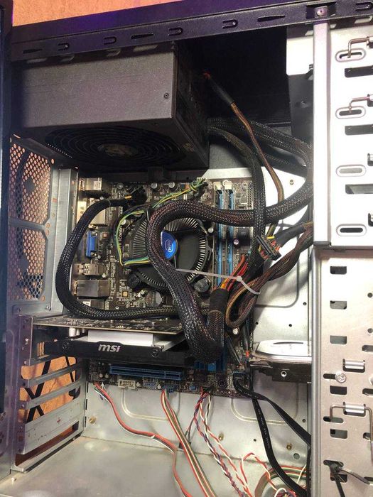 Системный блок 16 ОЗУ Стационарный компьютер GTX 750 Игровой ПК 6 ядер ...