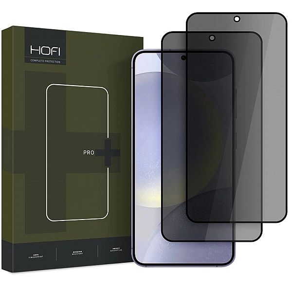 Szkło Prywatyzujące Hofi Anti Spy Glass Pro+ 2-Pack Galaxy S25 Privacy
