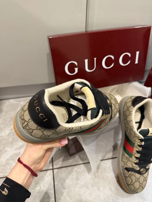 Мужские кроссовки gucci screener гуччи скринер