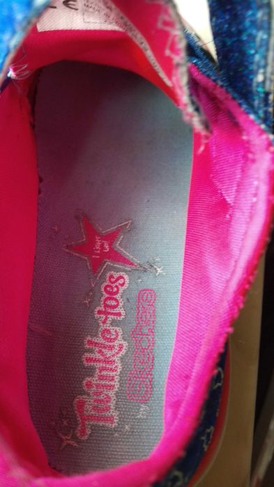 Sapatilhas Skechers, 22, Twinkle Toes, com luzinhas