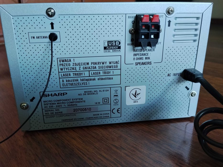 Sharp XL-E12 Mini Wieża