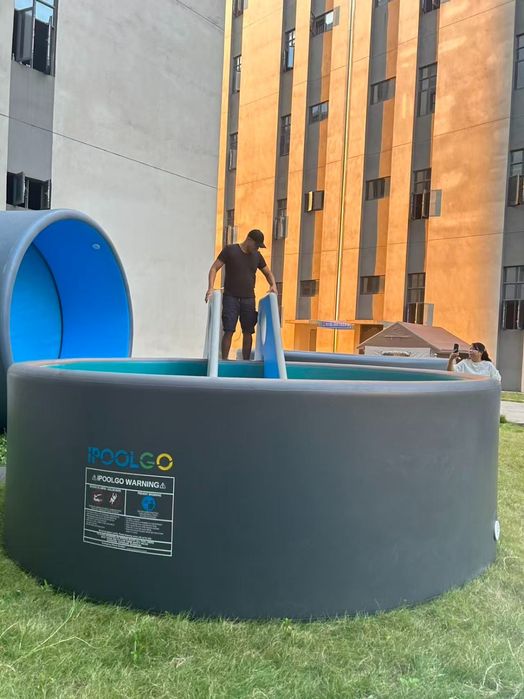 Dostępne od ręki!Basen IpoolGo 5x1.5 m,filtr piaskowy,pompa,pokrywa dmuchana,drabinka!