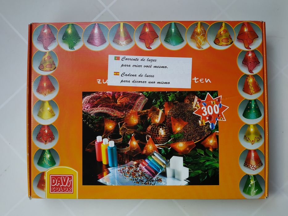 Luzes Natal grinalda criativa