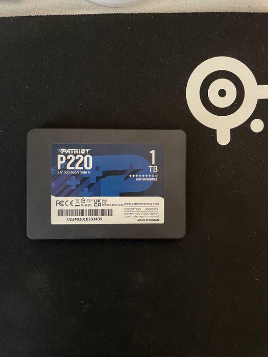 SSD Patrion 1000Gb (ГБ) 1Tb SATA 3, ССД Диск