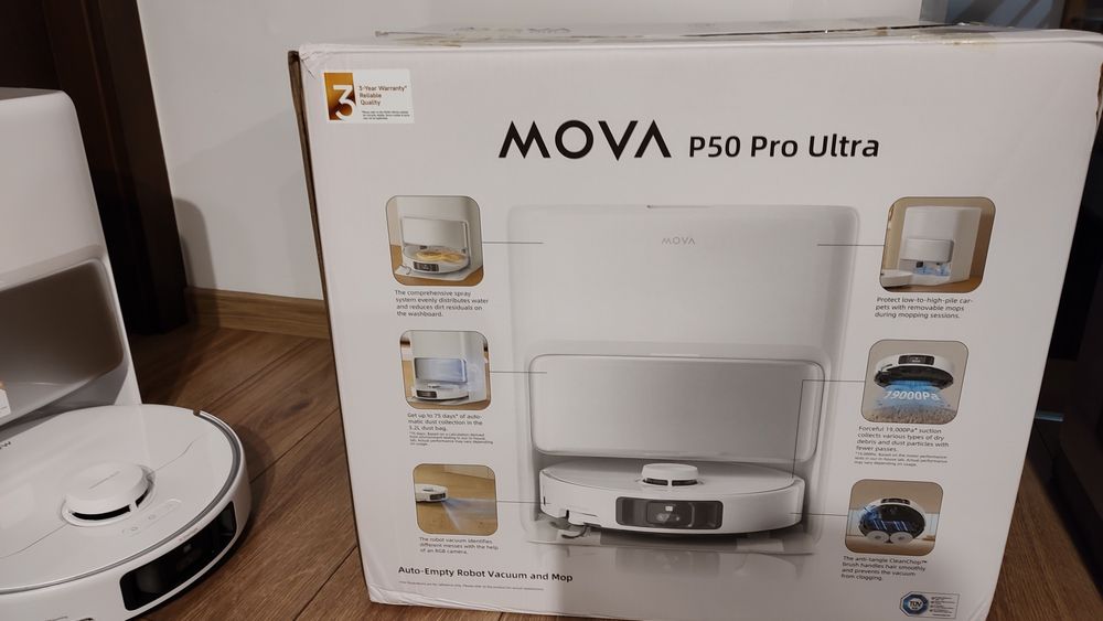 Robot automatyczny ,sprzątajacy Dreame MOVA P50 Pro Ultra, 19000Pa,sta