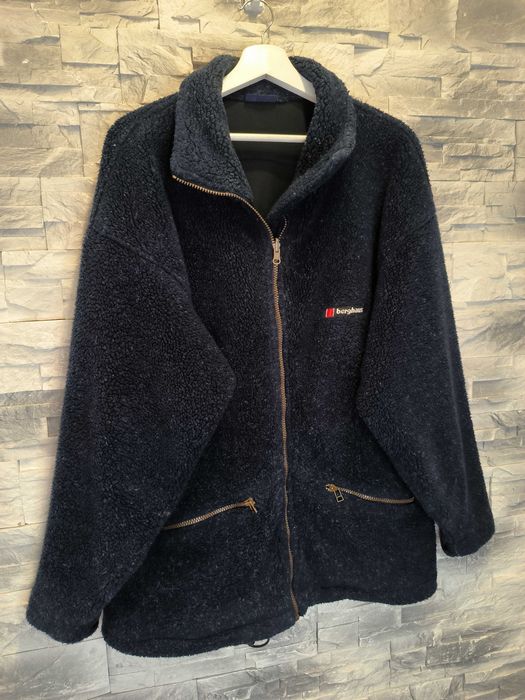 Bluza Polarowa Berghaus Rozpinana Logo Vintage