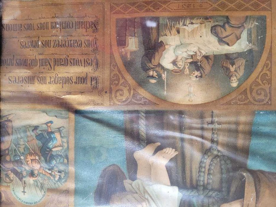 Litografia - Vida e Obra de Santo António de Pádua/Lisboa - antiga