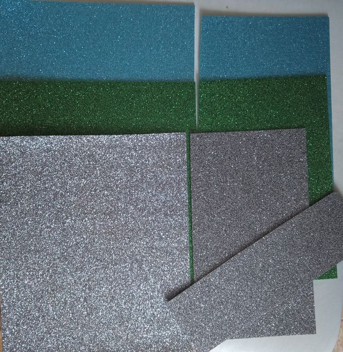 Глитерный фетр, фетр для творчества