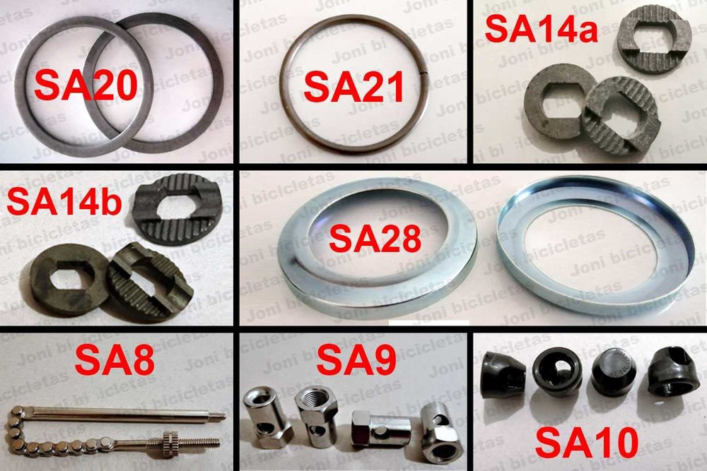 Cubos de mudanças de bicicleta, rodas, pinhões