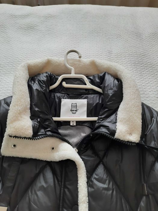 Теплий зимовий пуховик жіноча куртка бренд Snow Owl розмір ХL