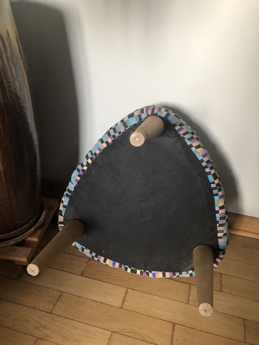 Stołek pufa krzesło art deco secesja boho etno pomocnik stolik gratis