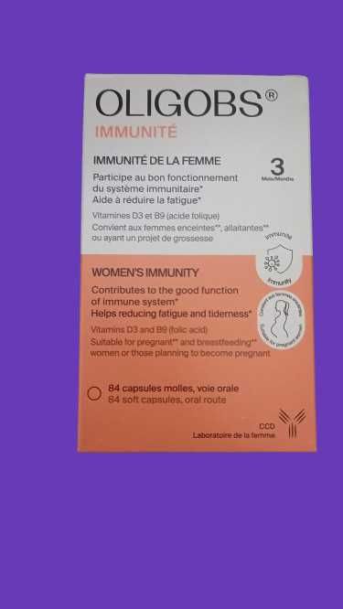 "Oligobs Immunit"витамины для женщин(витамин D3 и B9) 84капсулы