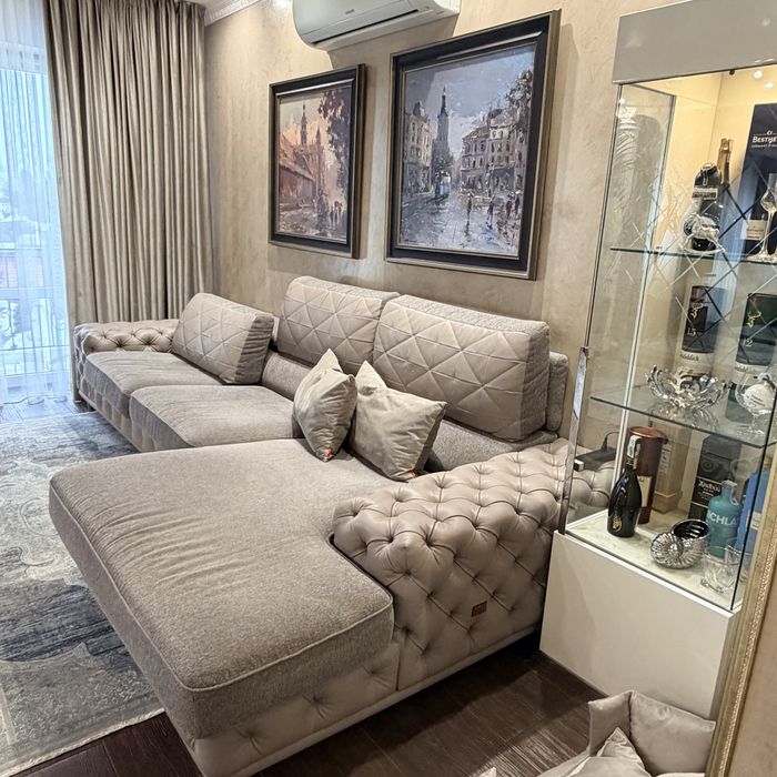 Диван кутовий, правий, не розкладний