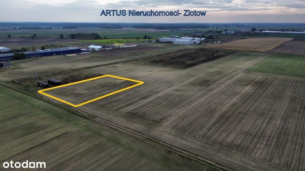 Działka przemysłowo-usługowa - Blękwit gm. Złotów