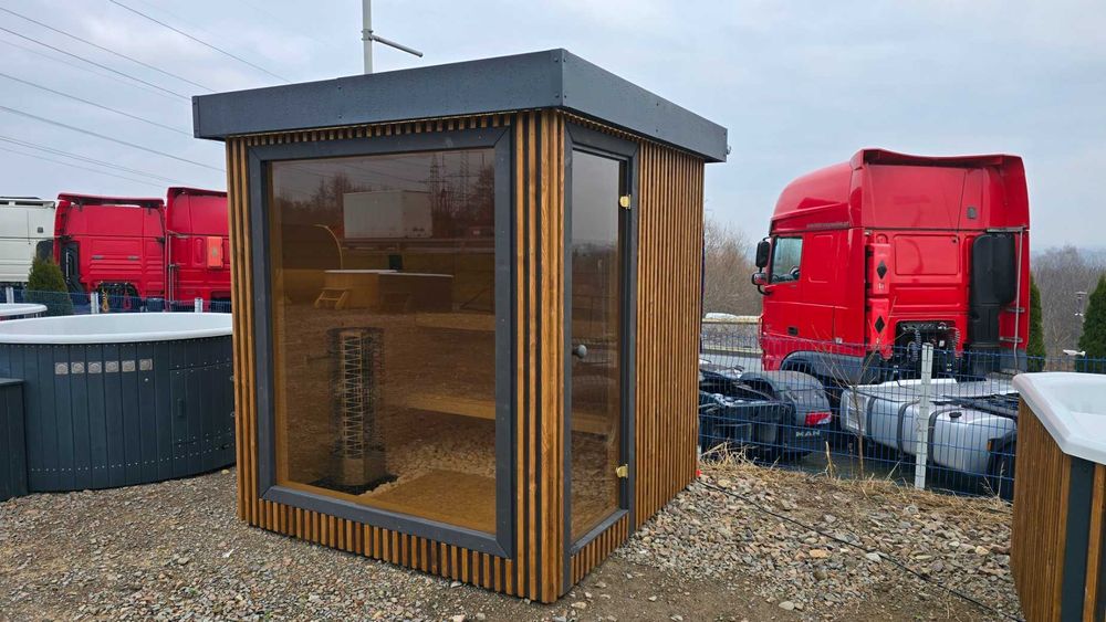 Sauna ogrodowa, beczka, bania, szkieletowa --od producenta--