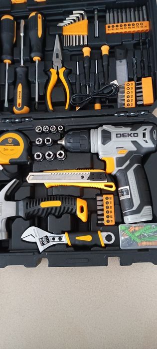 Wkrętarka akumulatorowa zestaw narzędzi