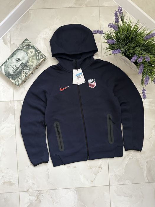 Зіп Худі Nike Tech Fleece USA | Оригінал
