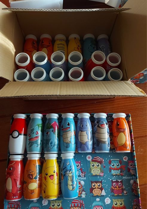 Pokémon Actimel Kids garrafas