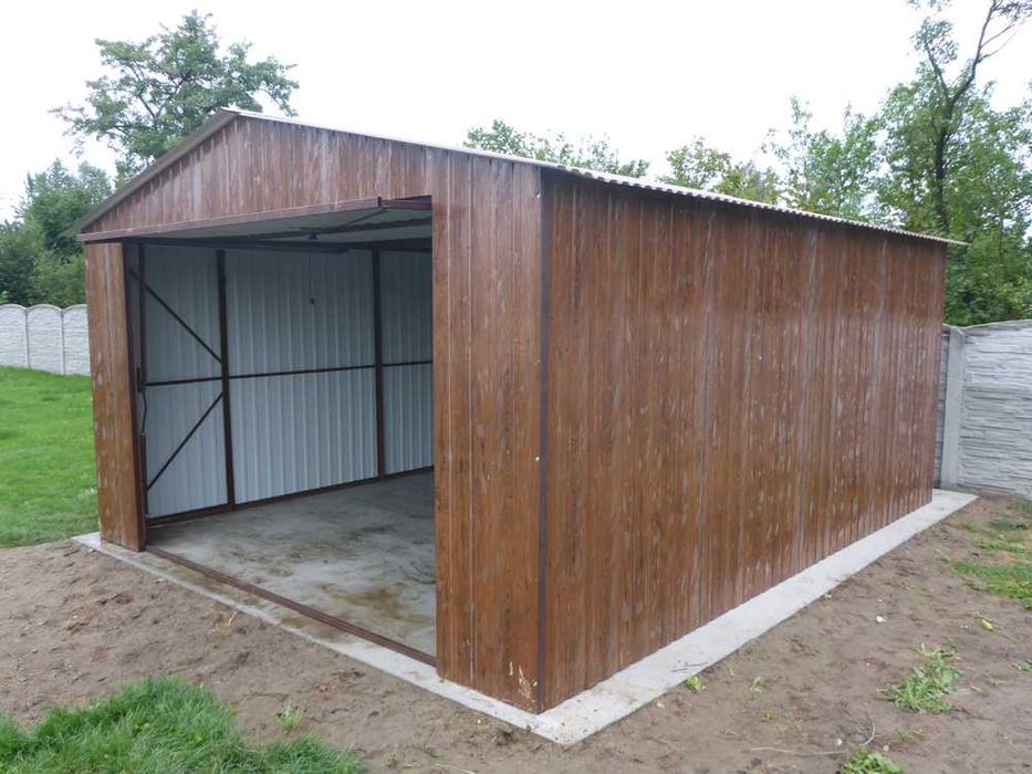 Garaż Blaszany Schowek 3x5 3x6 4x6 Wymiary Producent PROMOCJA