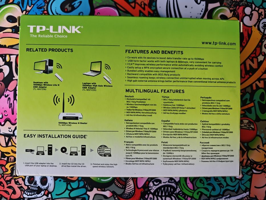 Adaptador WiFi TP-Link 150 Mbps