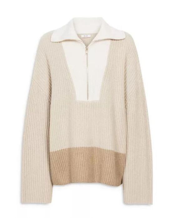 Рейсс
джемпер jackie з в'язаним ребристим візерунком і напівзастібкою