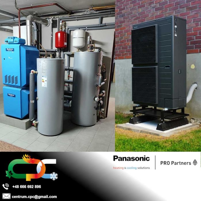 Zestaw z montażem pompa ciepła Panasonic 5KW