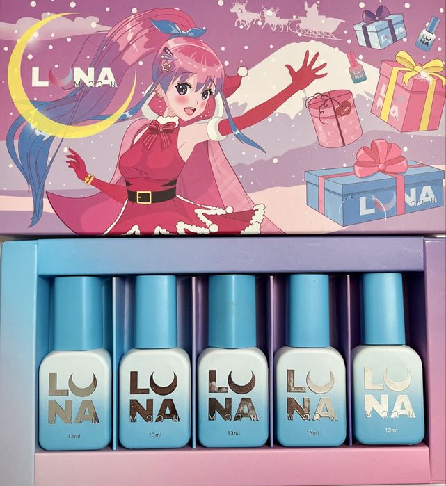 Набір гель- лаків від Luna, якісний бренд 13 мл