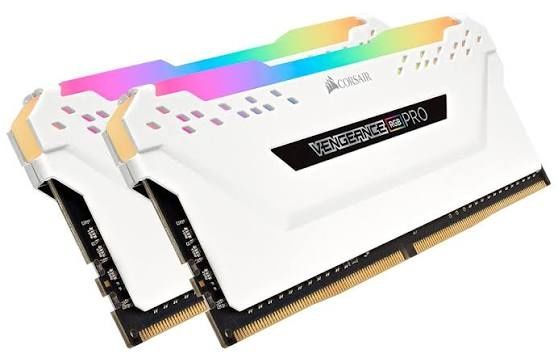 VENGEANCE® RGB PRO 16 GB (2 x 8 GB) DDR4 DRAM 3000 MHz C15 - Brancas