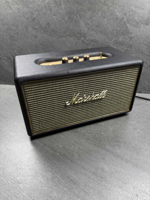 Бездротова колонка Marshall Stanmore (Black) | Потужна блютуз акустика 80 Вт | Bluetooth / RCA / 3.5mm