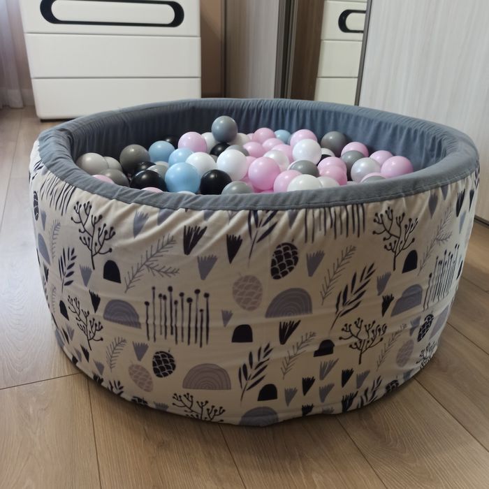 Suchy Basen z Kulkami 90x40 600 piłek kojec - z piłeczkami WELLOX