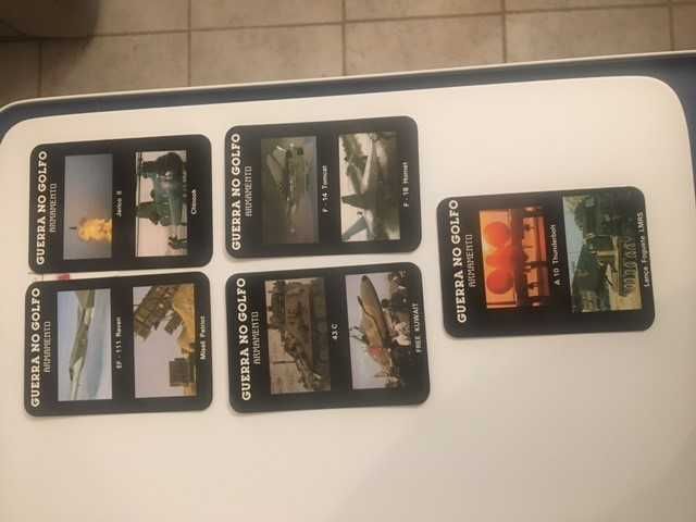 lote de 20 calendários ano 1991 alusivos à Guerra no Golfo