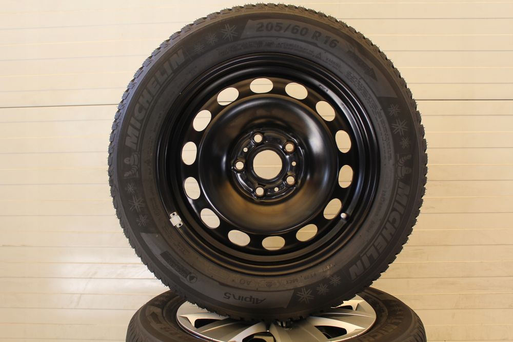 felgi stalowe z kołpakami do vw skoda seat audi 16 5x112 et43