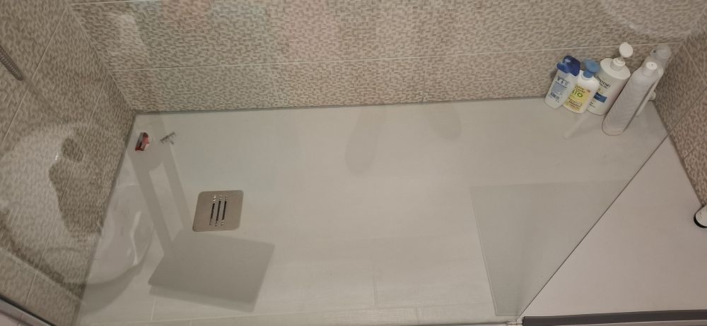 Base duche cinza 180x80