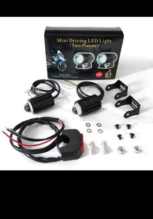 Led фари для мотоцикла ( ціна за комплект )