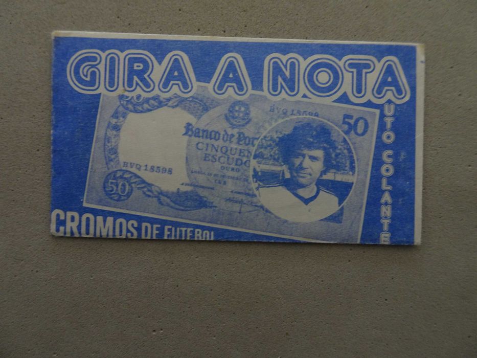 Carteira de cromos fechada futebol Gira a Nota - Mabilgráfica