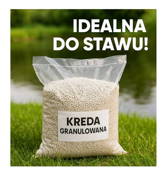 Kreda Stawowa 30kg - naturalna, ekologiczna, bezpieczna dla ryb
