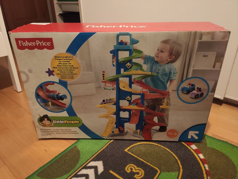 Fisherprice city skyway - super pista crianças