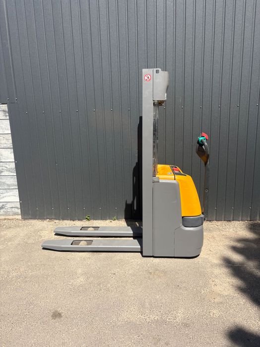 Wózek widłowy elektryczny Jungheinrich EJC 112 Li-Ion 290 cm 2019  Sztaplarka z masztem wózek paletowy, Lion wbudowana ładowarka, paleciak sticker