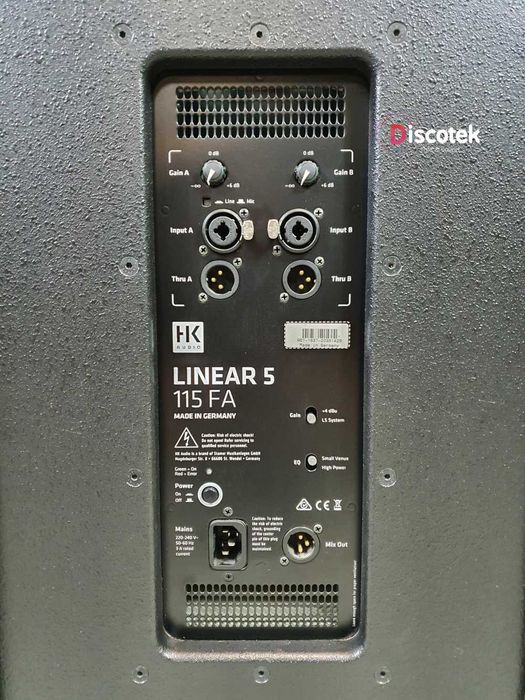 HK-Audio L5 | Linear 5 115 FA | Pokrowce | Jak nowe |