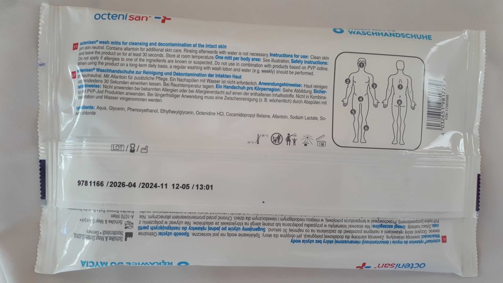 Octenisan Rękawiczki