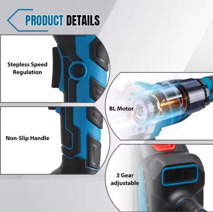 Rebarbadora a bateria ( 2 baterias incluídas)